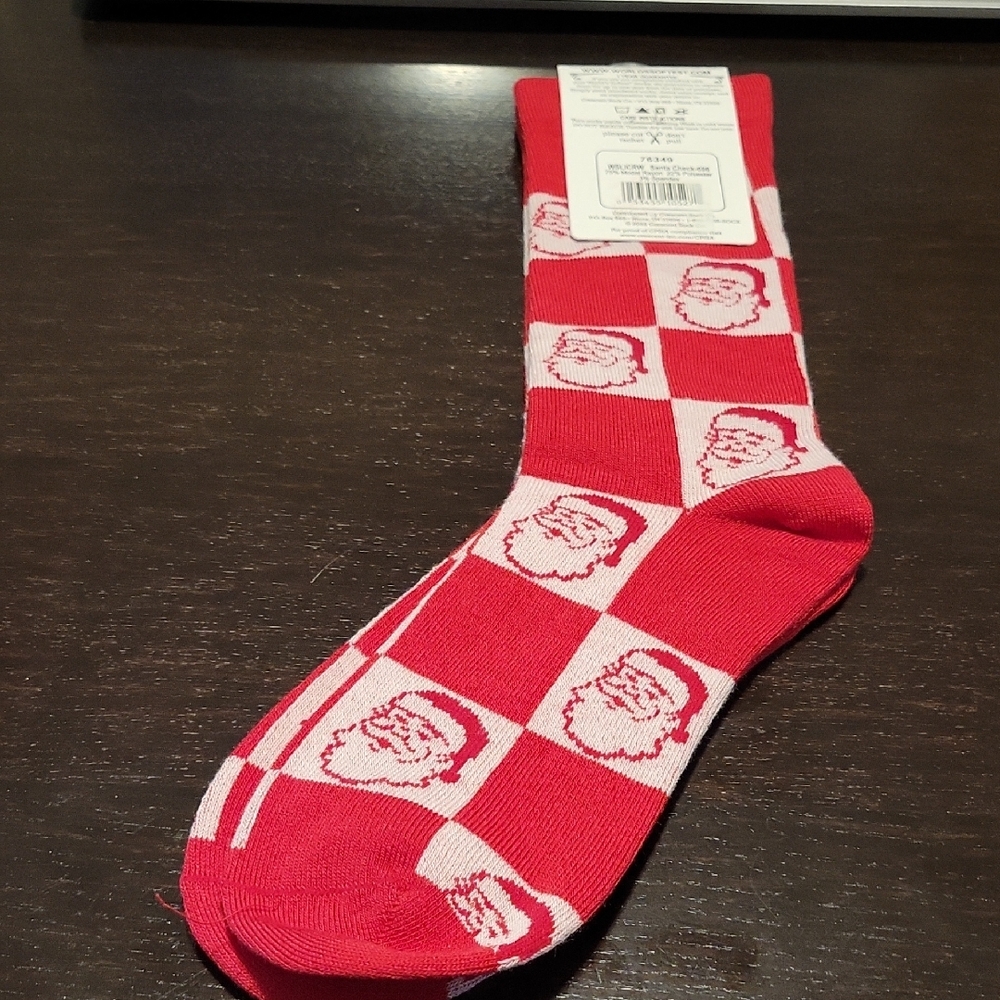 Red Santa Socks